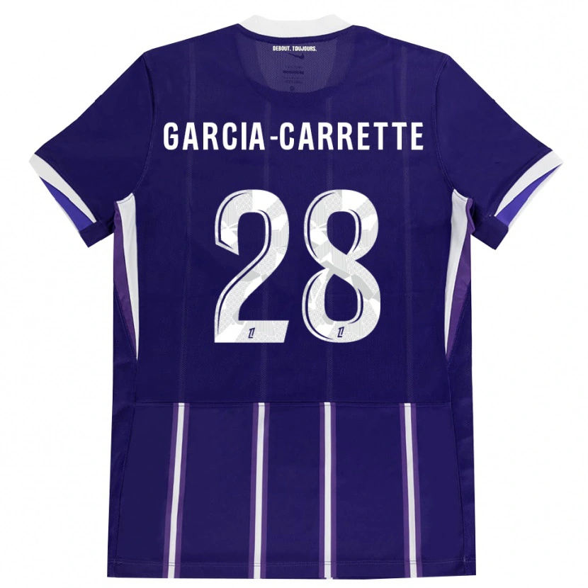 Danxen Børn Hortense Garcia-Carrette #28 Lilla Hvid Hjemmebane Spillertrøjer 2026/27 Trøje T-Shirt