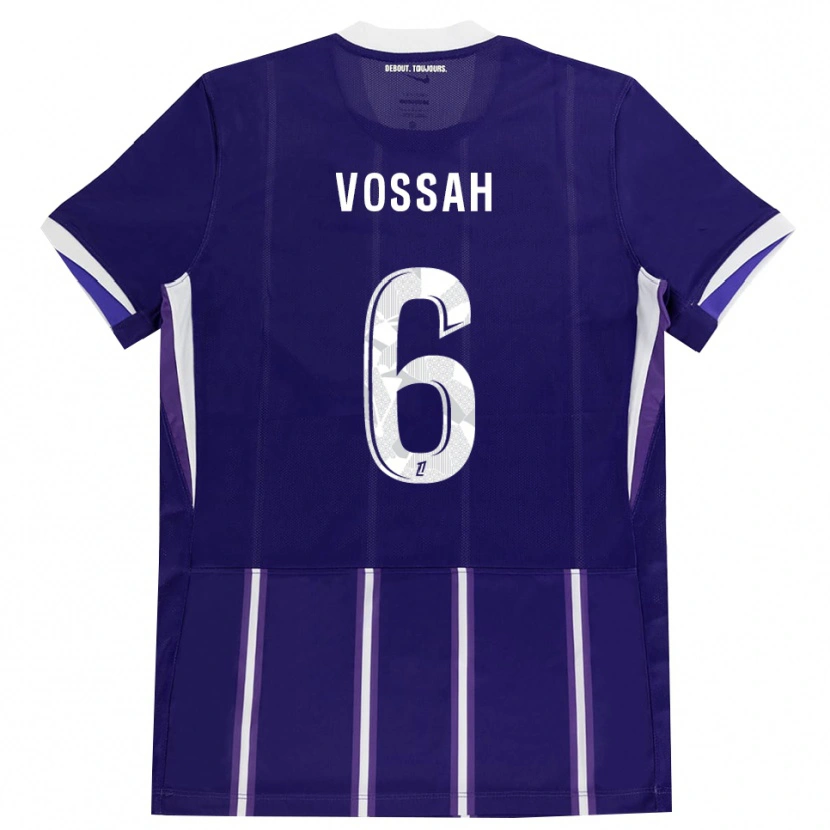 Danxen Børn Alexis Vossah #6 Lilla Hvid Hjemmebane Spillertrøjer 2026/27 Trøje T-Shirt