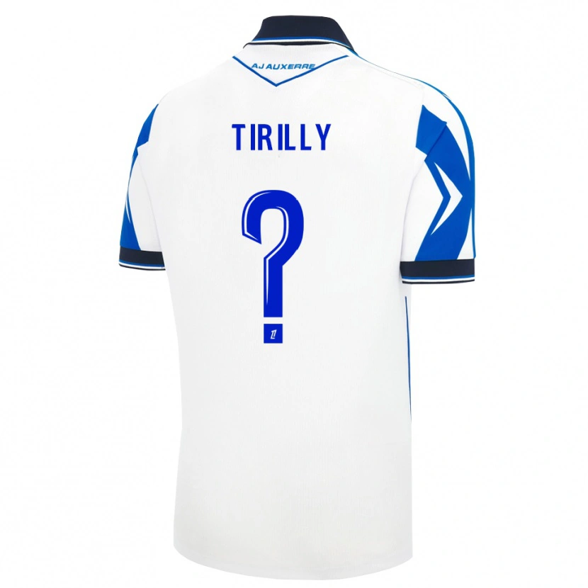 Danxen Børn Chloé Tirilly #0 Sort Hvid Blå Hjemmebane Spillertrøjer 2026/27 Trøje T-Shirt