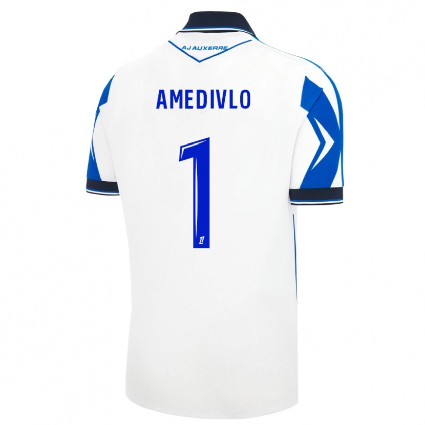 Danxen Børn Rayann Amedivlo #1 Sort Hvid Blå Hjemmebane Spillertrøjer 2026/27 Trøje T-Shirt