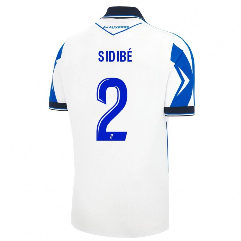 Danxen Børn Ismaël Sidibé #2 Sort Hvid Blå Hjemmebane Spillertrøjer 2026/27 Trøje T-Shirt