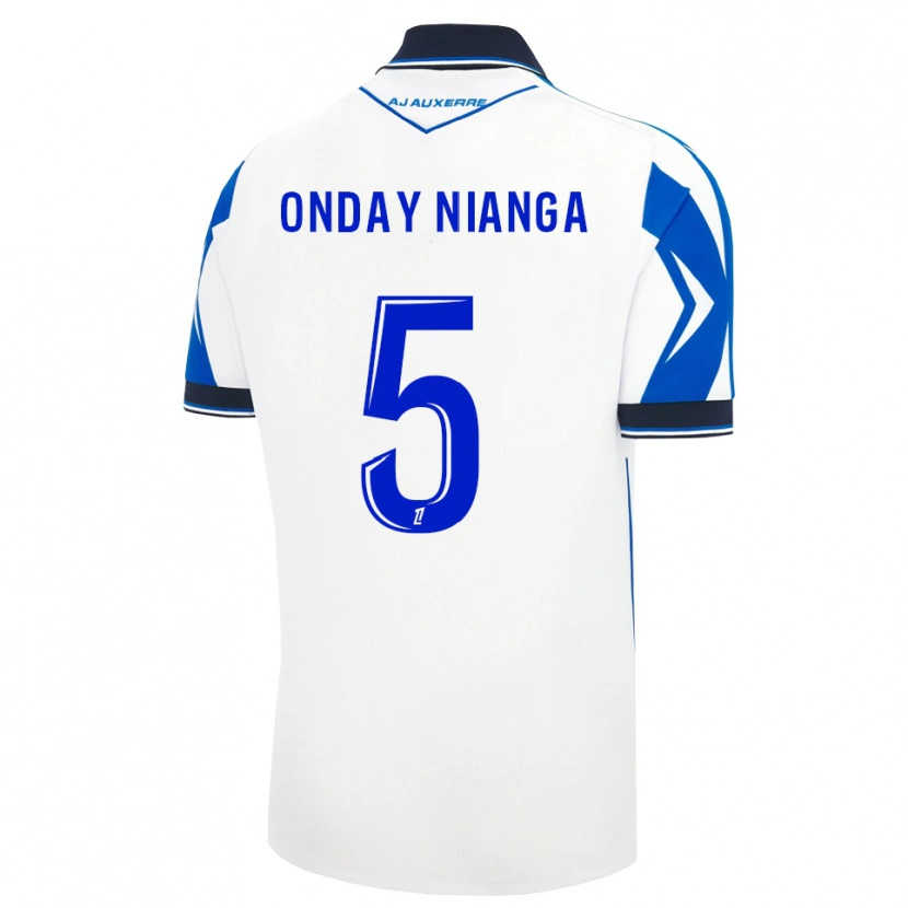 Danxen Børn Ata-Yis Onday Nianga #5 Sort Hvid Blå Hjemmebane Spillertrøjer 2026/27 Trøje T-Shirt