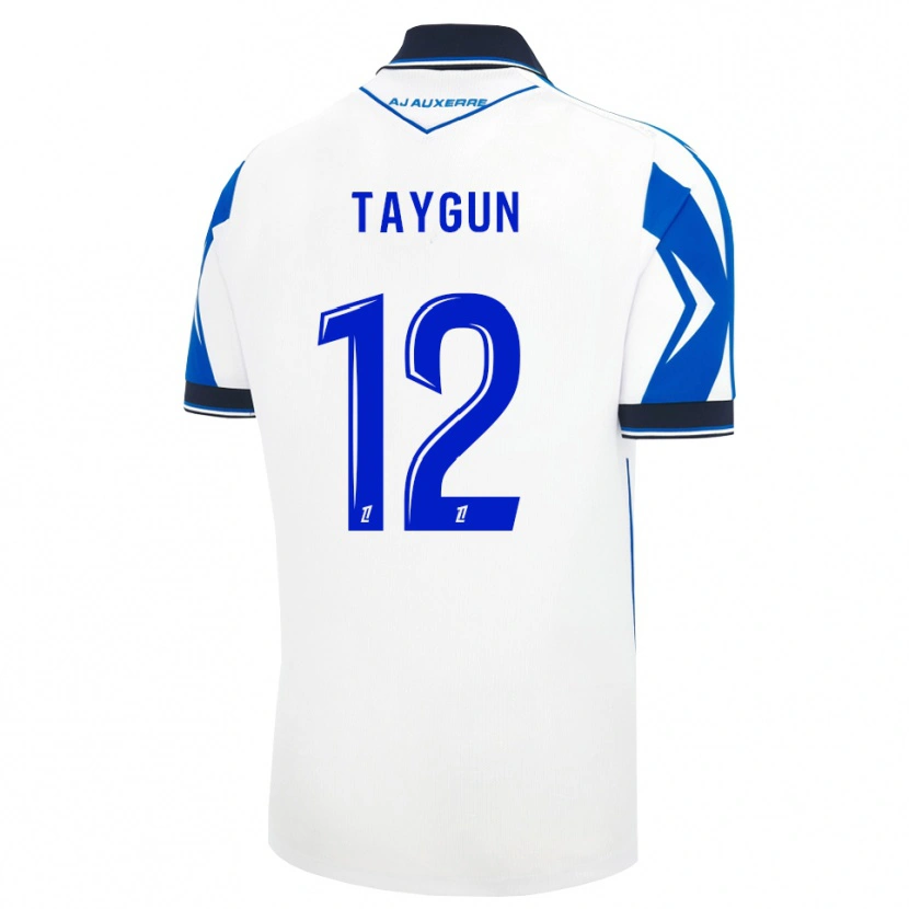 Danxen Børn Omer Taygun #12 Sort Hvid Blå Hjemmebane Spillertrøjer 2026/27 Trøje T-Shirt