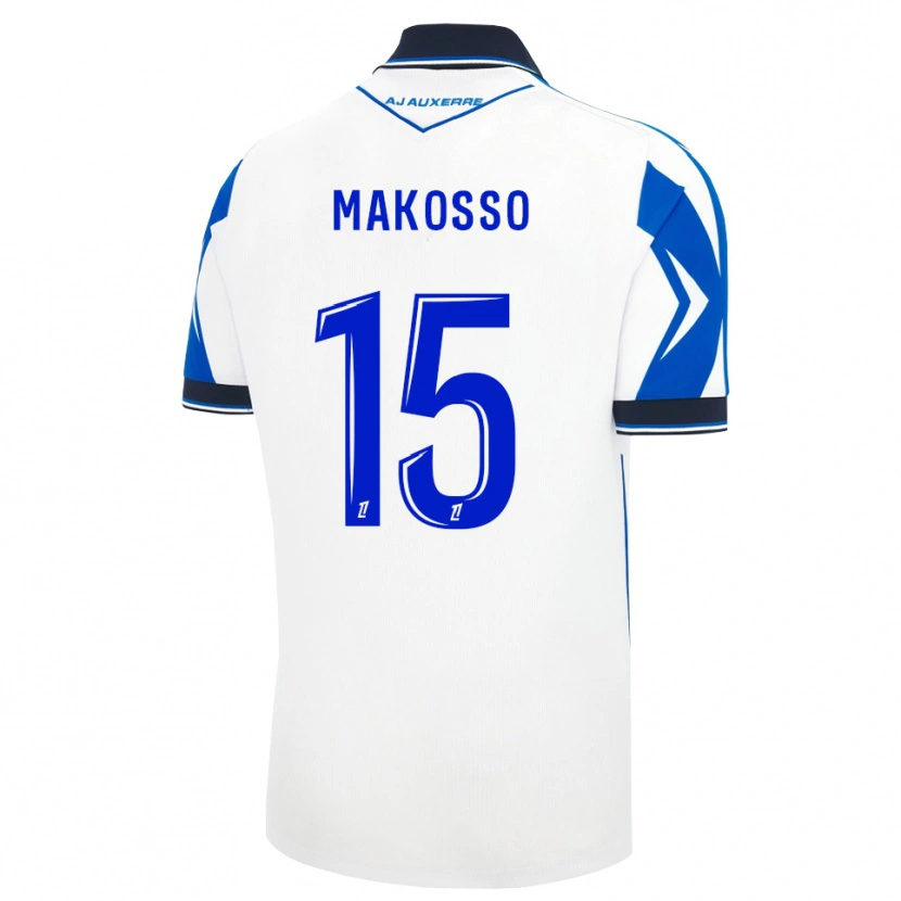 Danxen Børn Christ Makosso #15 Sort Hvid Blå Hjemmebane Spillertrøjer 2026/27 Trøje T-Shirt