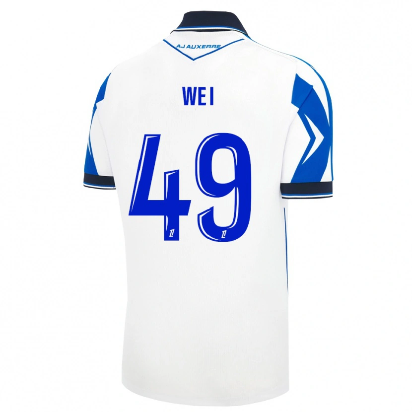 Danxen Børn Xiangxin Wei #49 Sort Hvid Blå Hjemmebane Spillertrøjer 2026/27 Trøje T-Shirt