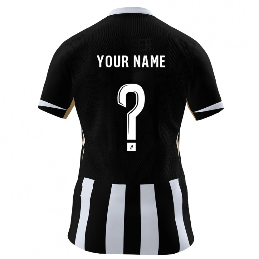 Danxen Børn Dit Navn #0 Sort Blå Hjemmebane Spillertrøjer 2026/27 Trøje T-Shirt