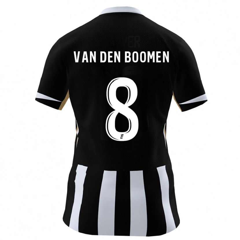 Danxen Børn Branco Van Den Boomen #8 Sort Blå Hjemmebane Spillertrøjer 2026/27 Trøje T-Shirt