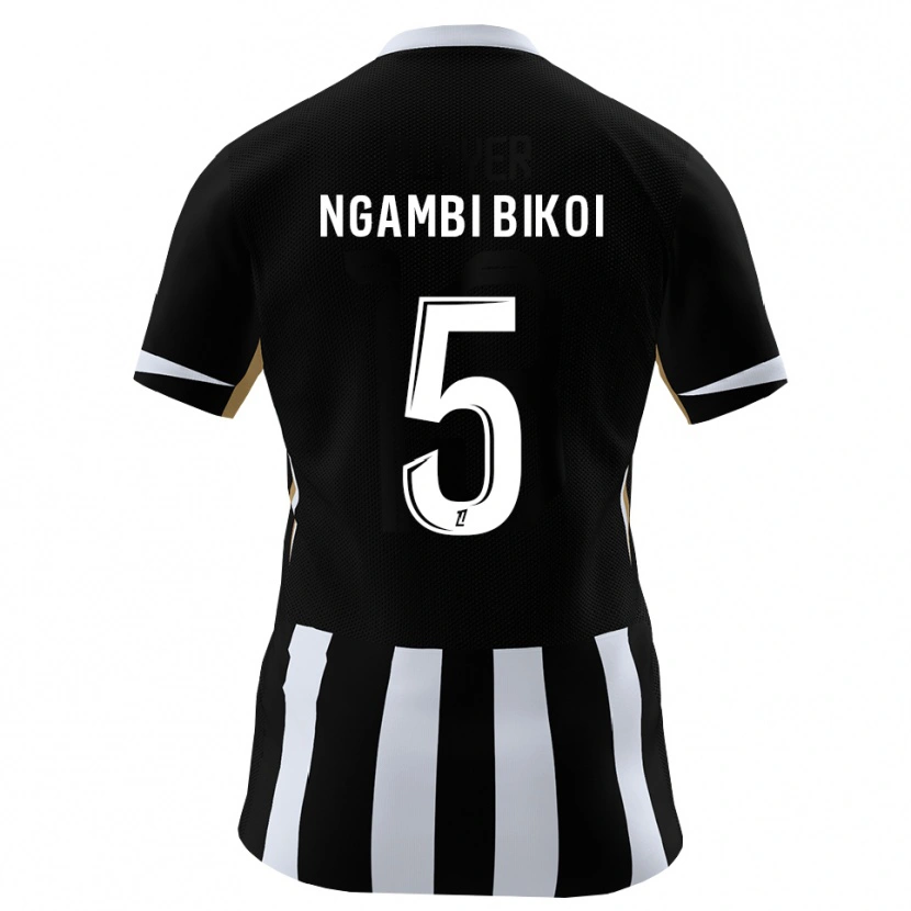 Danxen Børn Christian Ngambi Bikoi #5 Sort Blå Hjemmebane Spillertrøjer 2026/27 Trøje T-Shirt