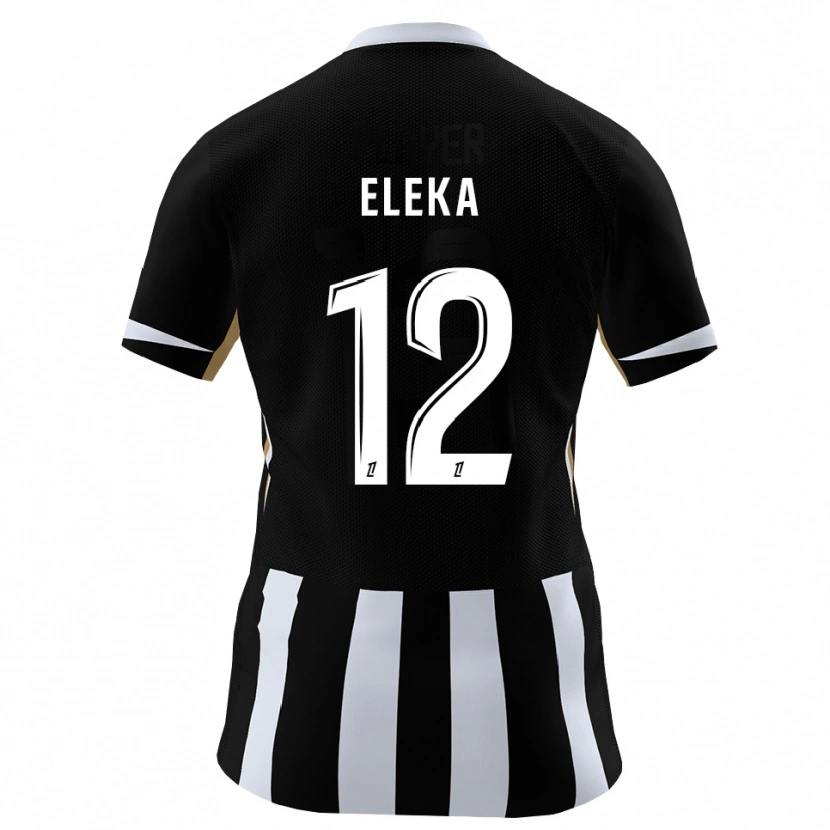 Danxen Børn Nathan Eleka #12 Sort Blå Hjemmebane Spillertrøjer 2026/27 Trøje T-Shirt
