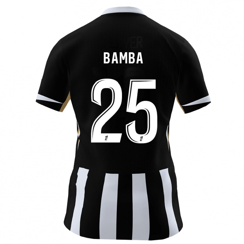 Danxen Børn Abdoulaye Bamba #25 Sort Blå Hjemmebane Spillertrøjer 2026/27 Trøje T-Shirt