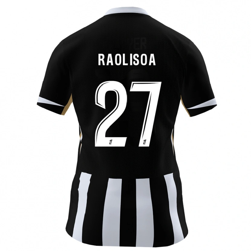 Danxen Børn Lilian Raolisoa #27 Sort Blå Hjemmebane Spillertrøjer 2026/27 Trøje T-Shirt