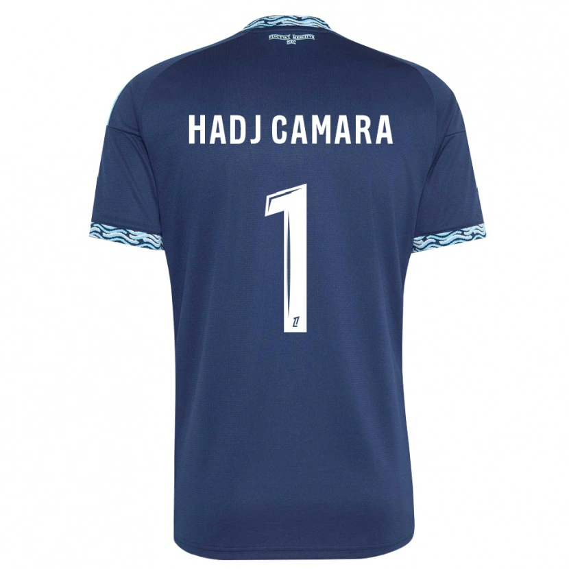 Danxen Børn El Hadj Camara #1 Stålblå Hvid Hjemmebane Spillertrøjer 2026/27 Trøje T-Shirt