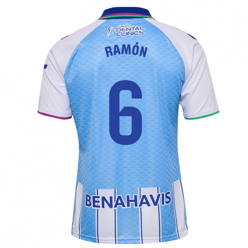 Danxen Børn Ramón Enríquez #6 Dyb Himmelblå Hvid Hjemmebane Spillertrøjer 2026/27 Trøje T-Shirt