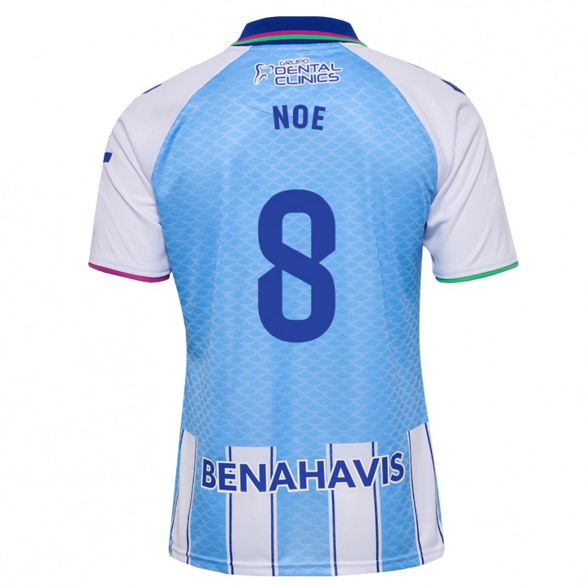 Danxen Børn Noelia Salas Mullens #8 Dyb Himmelblå Hvid Hjemmebane Spillertrøjer 2026/27 Trøje T-Shirt