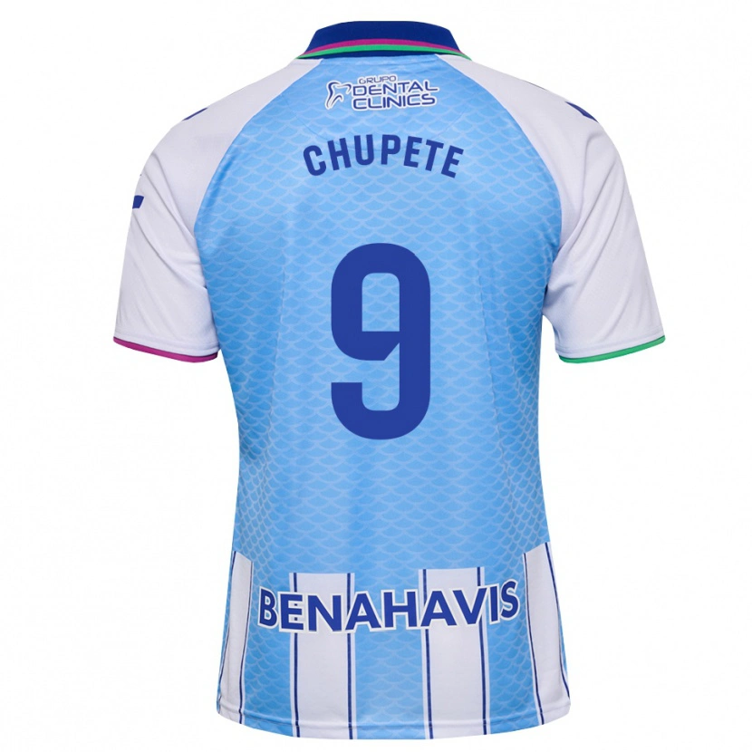 Danxen Børn Chupe #9 Dyb Himmelblå Hvid Hjemmebane Spillertrøjer 2026/27 Trøje T-Shirt