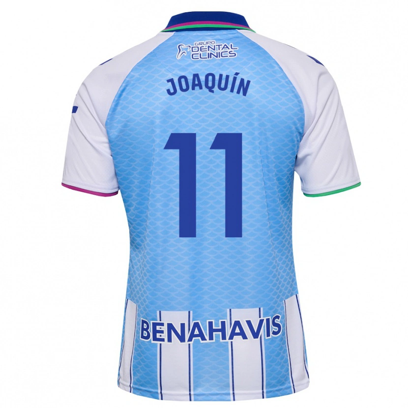 Danxen Børn Joaquín Muñoz #11 Dyb Himmelblå Hvid Hjemmebane Spillertrøjer 2026/27 Trøje T-Shirt