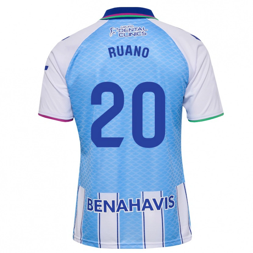 Danxen Børn Celia Ruano #20 Dyb Himmelblå Hvid Hjemmebane Spillertrøjer 2026/27 Trøje T-Shirt