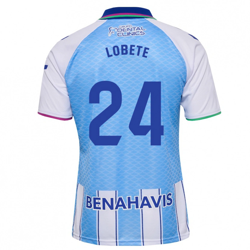 Danxen Børn Julen Lobete #24 Dyb Himmelblå Hvid Hjemmebane Spillertrøjer 2026/27 Trøje T-Shirt