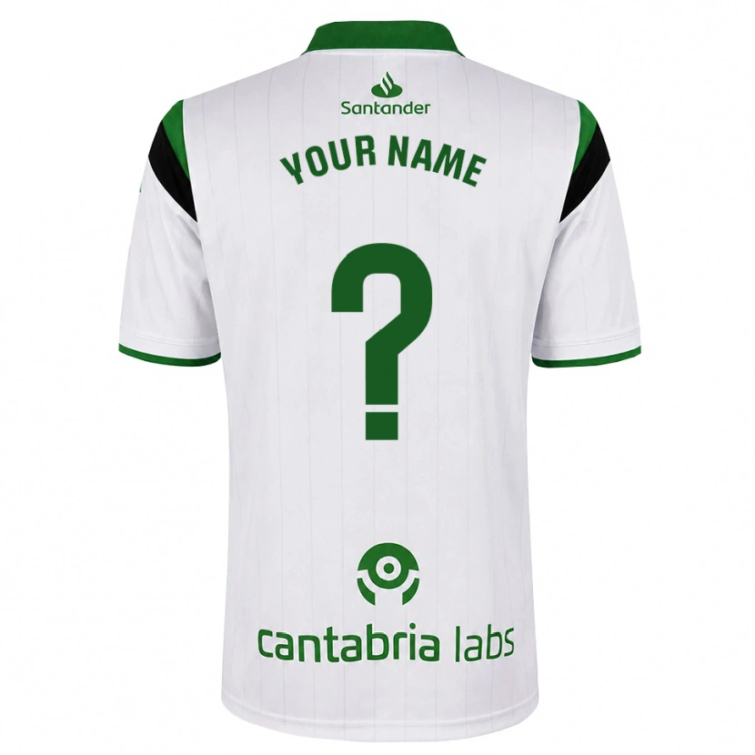 Danxen Børn Dit Navn #0 Hvid Grøn Sort Hjemmebane Spillertrøjer 2026/27 Trøje T-Shirt
