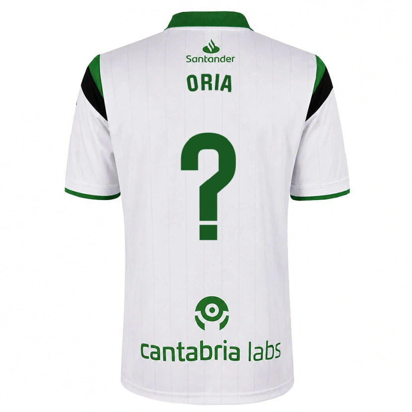 Danxen Børn Pablo Oria #0 Hvid Grøn Sort Hjemmebane Spillertrøjer 2026/27 Trøje T-Shirt