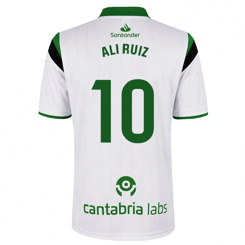 Danxen Børn Alicia Ruiz Pascua #10 Hvid Grøn Sort Hjemmebane Spillertrøjer 2026/27 Trøje T-Shirt