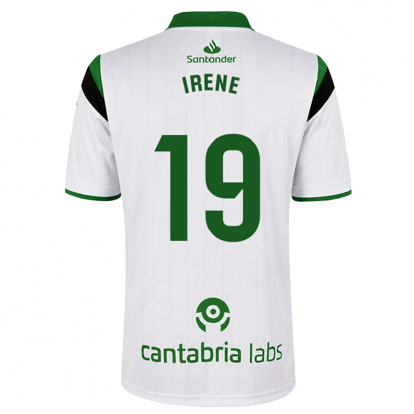 Danxen Børn Irene Canal Gómez #19 Hvid Grøn Sort Hjemmebane Spillertrøjer 2026/27 Trøje T-Shirt