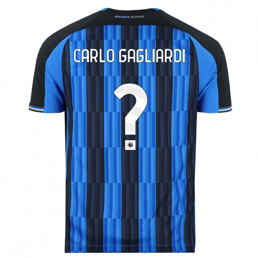 Danxen Børn Filippo Carlo Gagliardi #0 Blå Sort Rød Hjemmebane Spillertrøjer 2026/27 Trøje T-Shirt