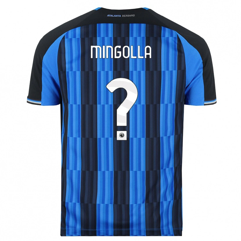 Danxen Børn Simone Mingolla #0 Blå Sort Rød Hjemmebane Spillertrøjer 2026/27 Trøje T-Shirt