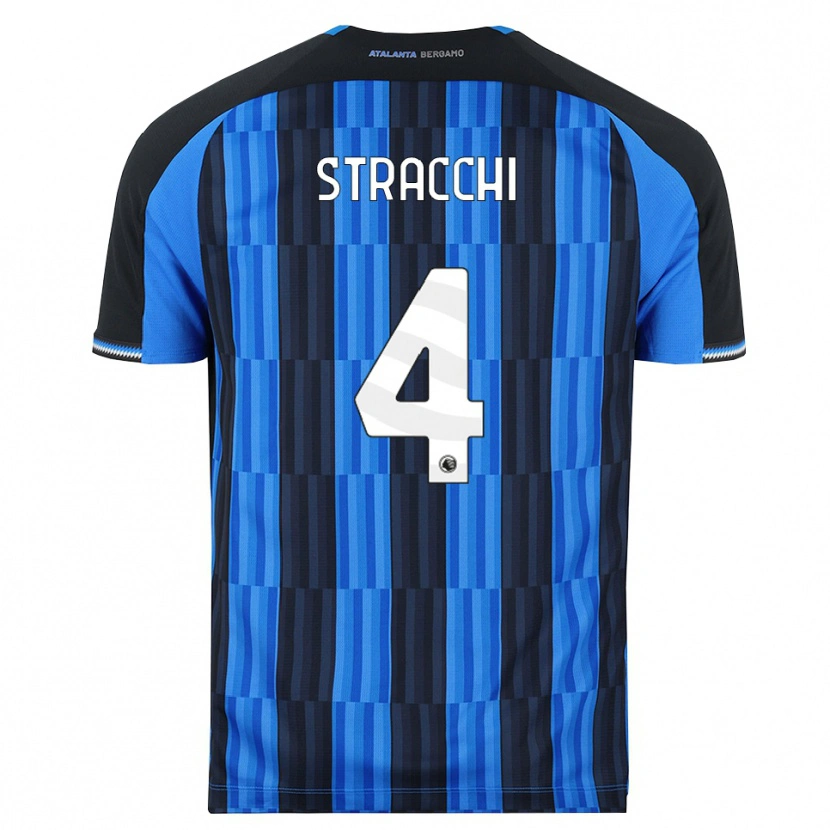 Danxen Børn Daniela Stracchi #4 Blå Sort Rød Hjemmebane Spillertrøjer 2026/27 Trøje T-Shirt