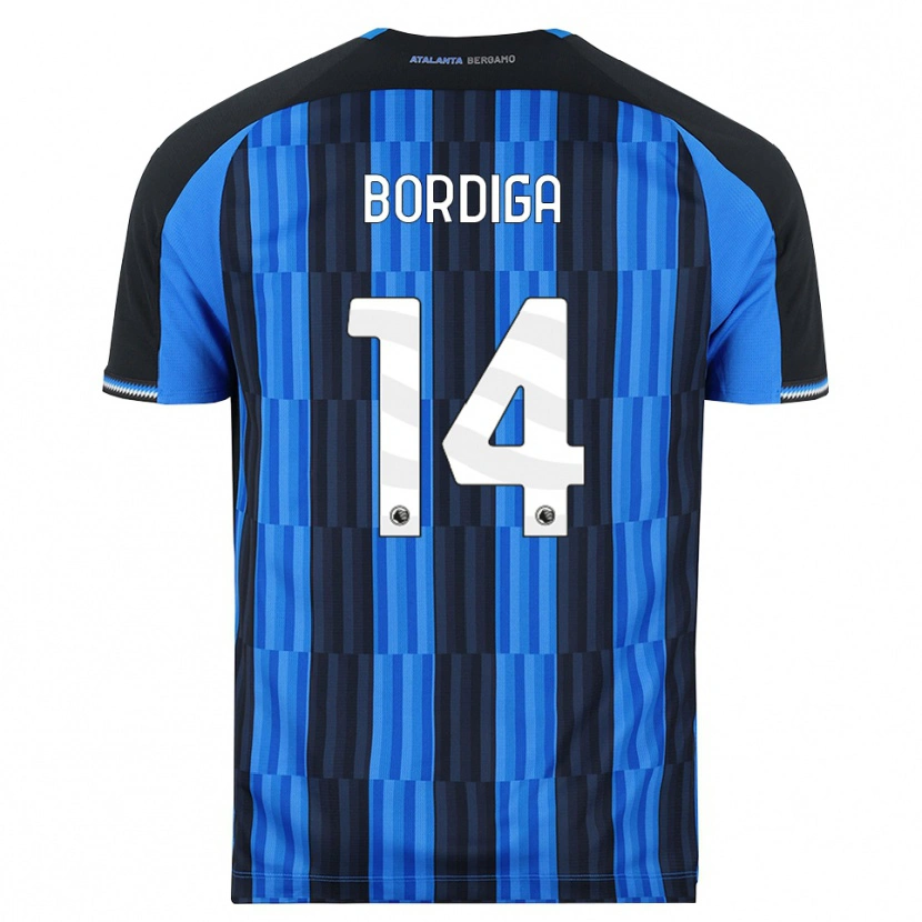 Danxen Børn Michele Bordiga #14 Blå Sort Rød Hjemmebane Spillertrøjer 2026/27 Trøje T-Shirt