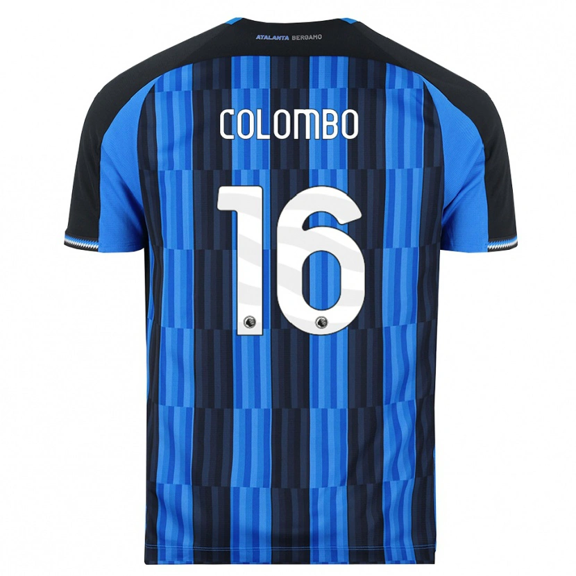 Danxen Børn William Colombo #16 Blå Sort Rød Hjemmebane Spillertrøjer 2026/27 Trøje T-Shirt