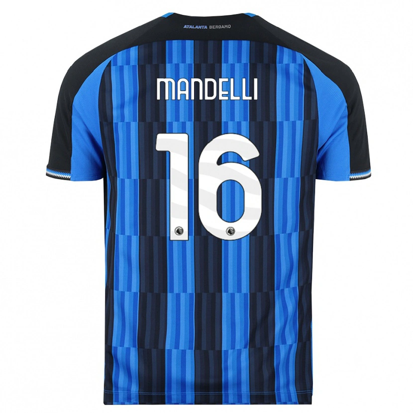 Danxen Børn Giulia Mandelli #16 Blå Sort Rød Hjemmebane Spillertrøjer 2026/27 Trøje T-Shirt