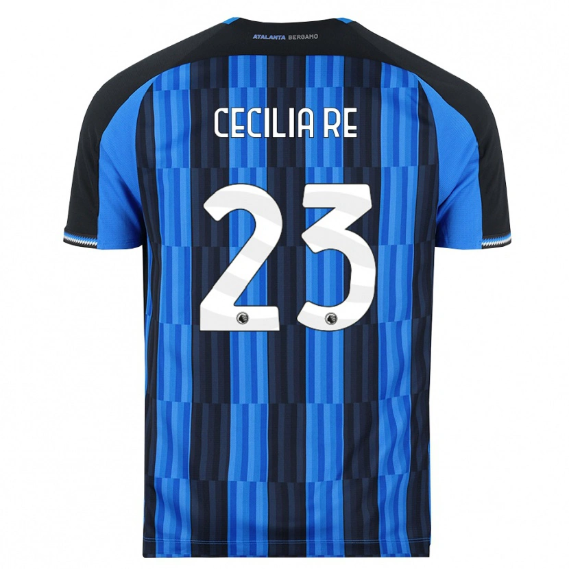 Danxen Børn Cecilia Re #23 Blå Sort Rød Hjemmebane Spillertrøjer 2026/27 Trøje T-Shirt