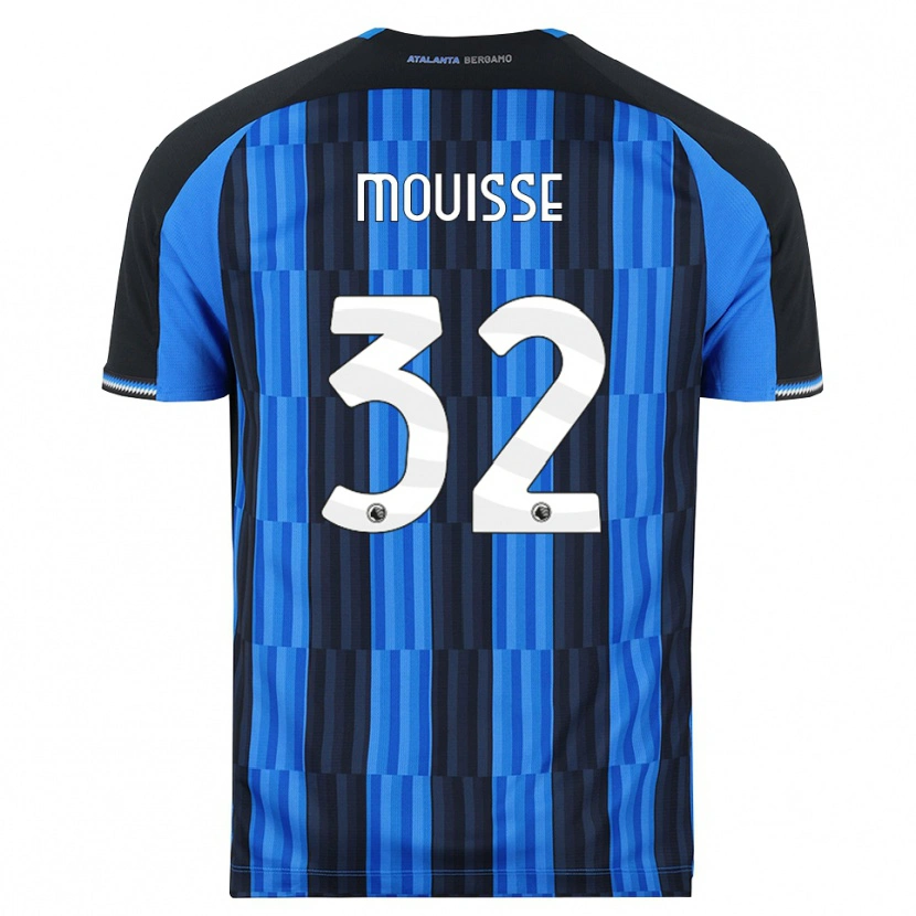 Danxen Børn Samir Mouisse #32 Blå Sort Rød Hjemmebane Spillertrøjer 2026/27 Trøje T-Shirt