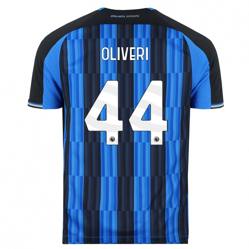 Danxen Børn Andrea Oliveri #44 Blå Sort Rød Hjemmebane Spillertrøjer 2026/27 Trøje T-Shirt