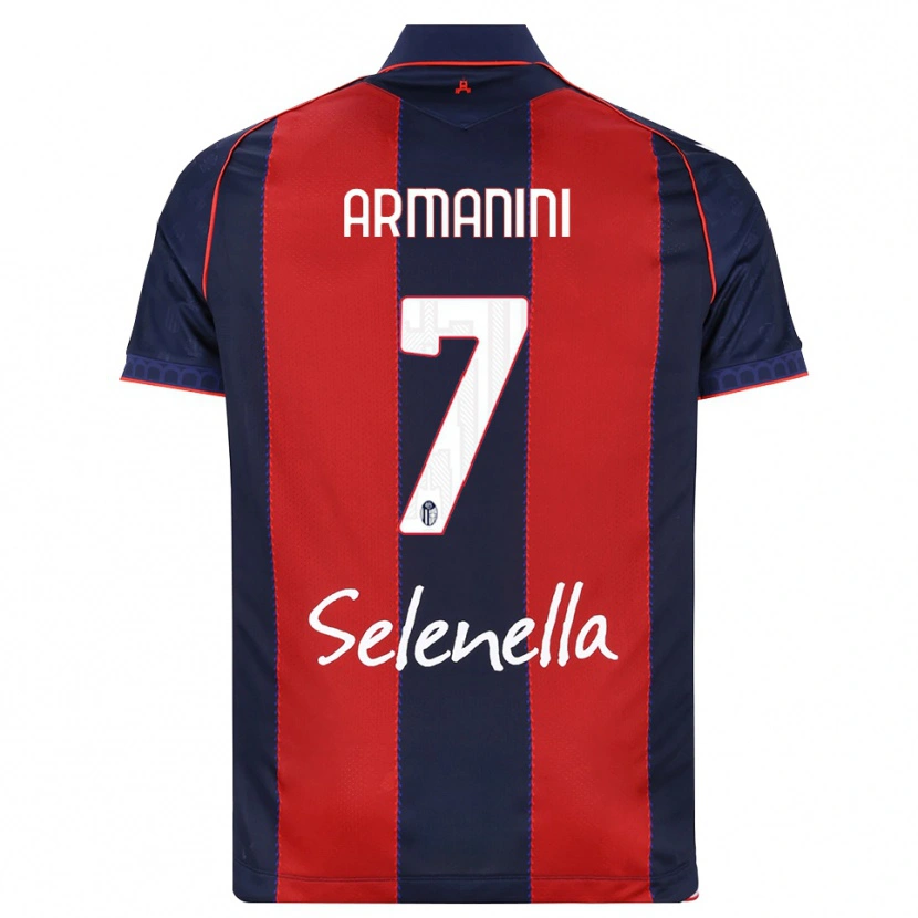 Danxen Børn Filippo Armanini #7 Kongelig Blå Rød Hvid Hjemmebane Spillertrøjer 2026/27 Trøje T-Shirt