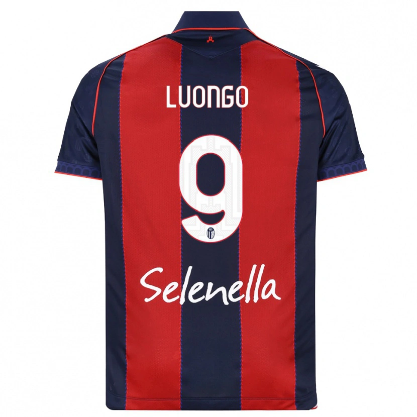 Danxen Børn Francesco Luongo #9 Kongelig Blå Rød Hvid Hjemmebane Spillertrøjer 2026/27 Trøje T-Shirt