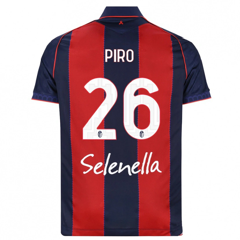 Danxen Børn Christian Piro #26 Kongelig Blå Rød Hvid Hjemmebane Spillertrøjer 2026/27 Trøje T-Shirt