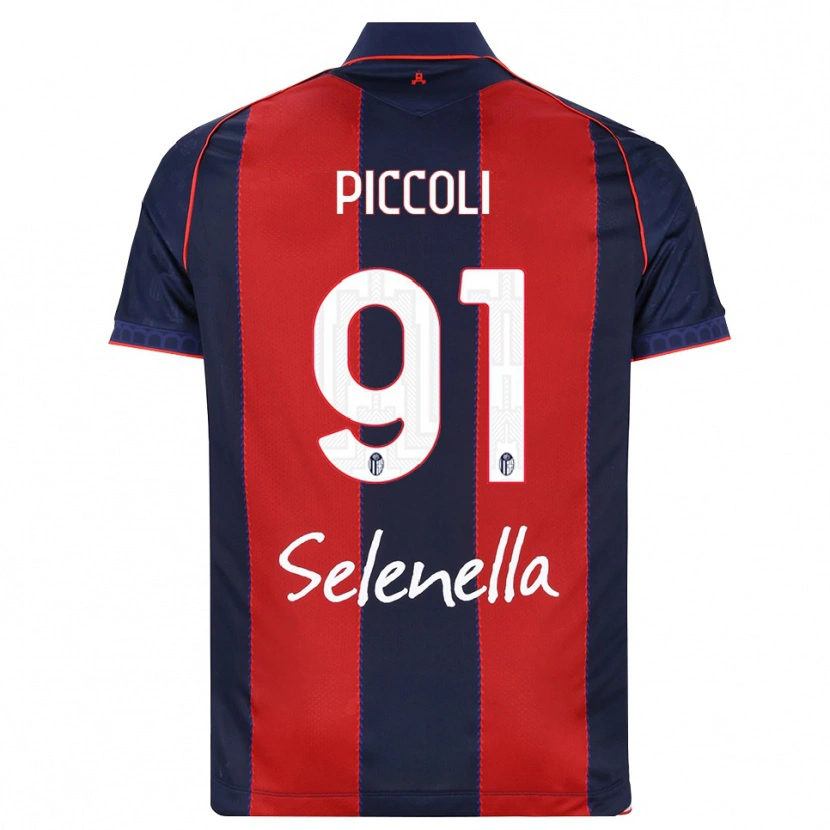 Danxen Børn Roberto Piccoli #91 Kongelig Blå Rød Hvid Hjemmebane Spillertrøjer 2026/27 Trøje T-Shirt