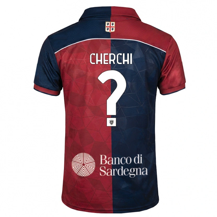 Danxen Børn Filippo Cherchi #0 Bordeaux Kongelig Blå Hjemmebane Spillertrøjer 2026/27 Trøje T-Shirt