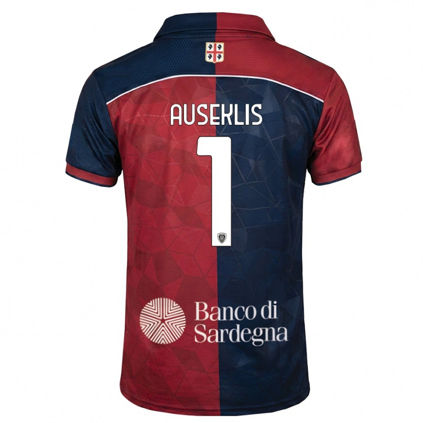 Danxen Børn Henrijs Auseklis #1 Bordeaux Kongelig Blå Hjemmebane Spillertrøjer 2026/27 Trøje T-Shirt