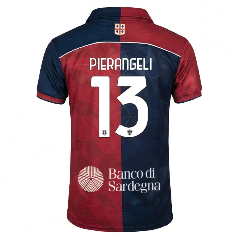 Danxen Børn Luis Pierangeli #13 Bordeaux Kongelig Blå Hjemmebane Spillertrøjer 2026/27 Trøje T-Shirt