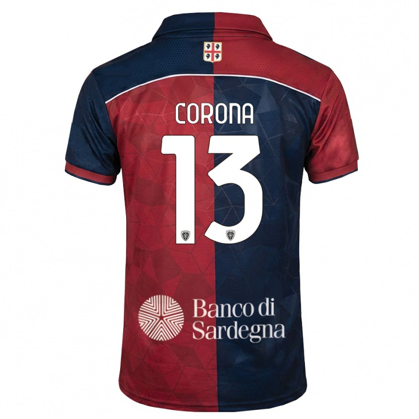 Danxen Børn Claudio Corona #13 Bordeaux Kongelig Blå Hjemmebane Spillertrøjer 2026/27 Trøje T-Shirt