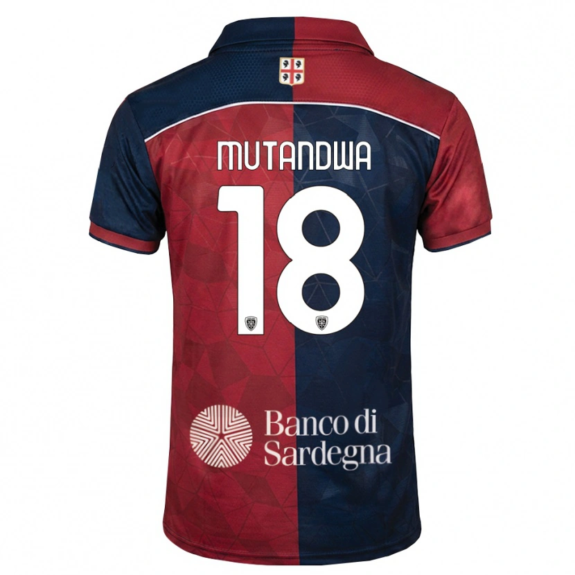 Danxen Børn Kingstone Mutandwa #18 Bordeaux Kongelig Blå Hjemmebane Spillertrøjer 2026/27 Trøje T-Shirt