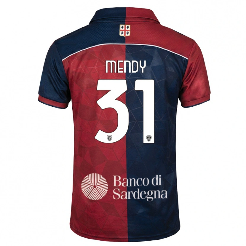 Danxen Børn Paul Mendy #31 Bordeaux Kongelig Blå Hjemmebane Spillertrøjer 2026/27 Trøje T-Shirt