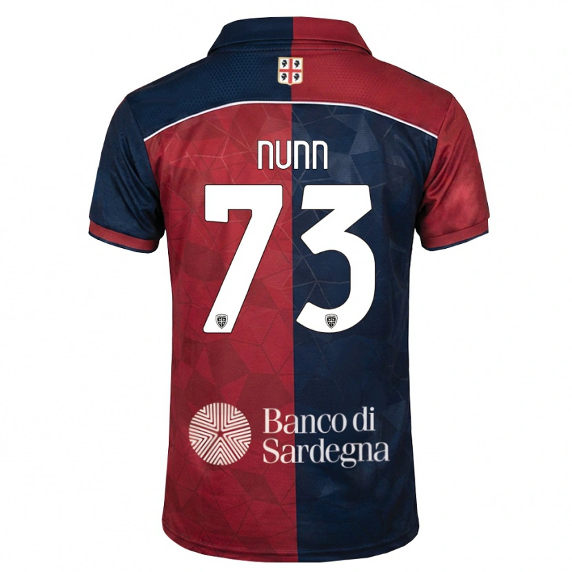 Danxen Børn Jack Nunn #73 Bordeaux Kongelig Blå Hjemmebane Spillertrøjer 2026/27 Trøje T-Shirt