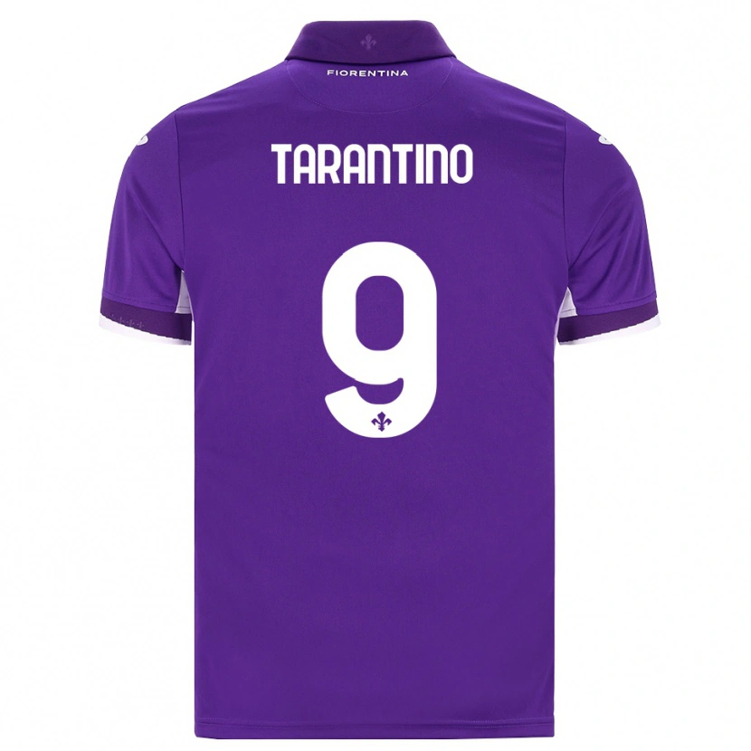Danxen Børn Jacopo Tarantino #9 Lilla Hvid Pink Hjemmebane Spillertrøjer 2026/27 Trøje T-Shirt