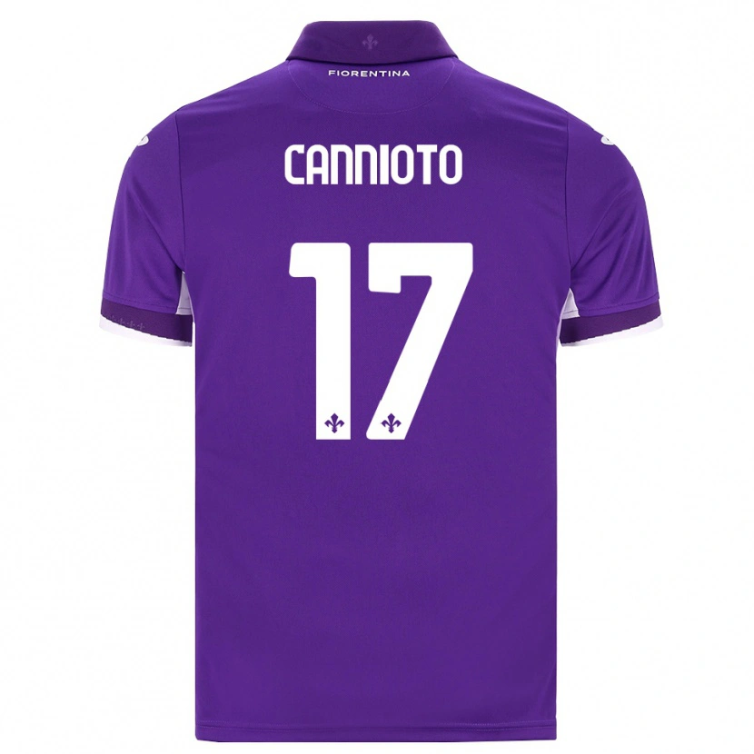 Danxen Børn Andrea Cannioto #17 Lilla Hvid Pink Hjemmebane Spillertrøjer 2026/27 Trøje T-Shirt