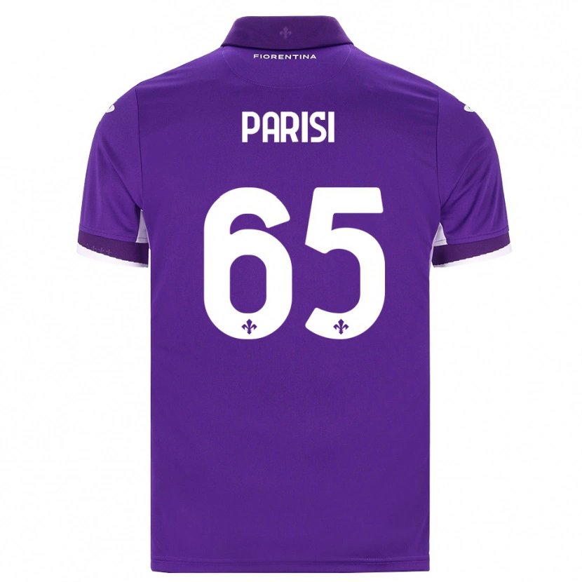 Danxen Børn Fabiano Parisi #65 Lilla Hvid Pink Hjemmebane Spillertrøjer 2026/27 Trøje T-Shirt