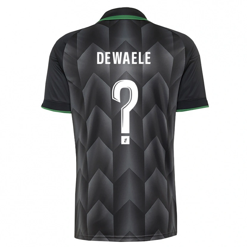 Danxen Børn Florian Dewaele #0 Hvid Sort Grøn Udebane Spillertrøjer 2026/27 Trøje T-Shirt